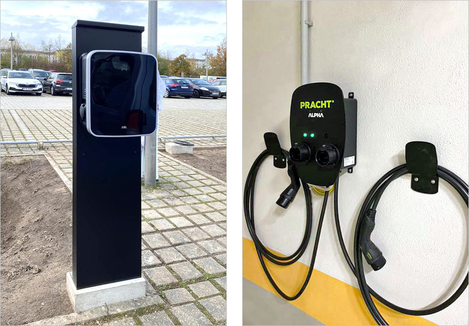 Solartechnik Wild GmbH Leistungsbereich E-Mobility, Wallbox Installation im Außenbereich und Innenbereich